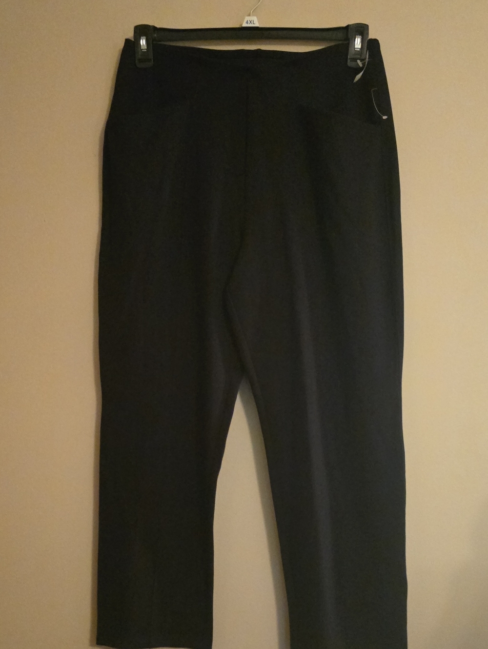 New Old Navy Women's Size L Stevie Straight Pull On Dress Pant Trouser Pockets